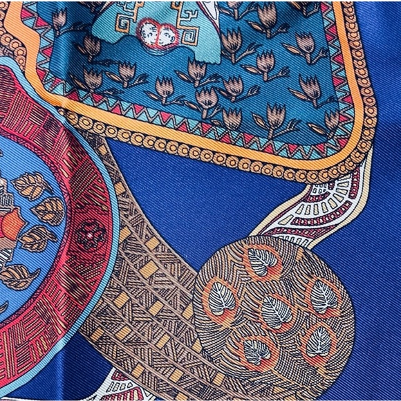 Vintage Hermès Scarf 86 x 89 cm. - Picture 6 of 8